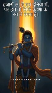 Krishna Shayari in Hindi 2 Line
